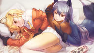 1920_by_1080 2+ 2girls animal_ears animal_unknown ass blonde_hair breasts brown_eyes ears female grey_hair image kemono_friends konachan.com_-_238742_2girls_animal_ears_ass_blonde_hair_breasts_brown_eyes_foxgirl_gray_hair_kemono_friends_long_hair_mact_panties_skirt_tail_underwear_yellow_eyes long_hair multiple_females potential_wallpapers tail wallpaper yellow_eyes // 1920x1080 // 815.6KB