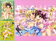 2girls absurd_resolution absurdres angel animal_ears animal_tail bikini blonde_hair bow brown_hair bunny_ears canine cat_ears cat_tail collarbone dog dress duo ears fake_animal_ears fake_tail feet female field flat_chest flower flower_field from_above fujima_takuya green_eyes hair_between_eyes hair_bow hair_ornament halo headdress high_resolution lingerie loli long_hair looking_at_viewer lying male mammal midriff multiple_females navel nekomimi on_back original panties red_eyes safe scan see-through short_hair striped_bow striped_panties striped_pattern swimsuit tagme tail tied_hair toes transparent twintails underwear undressing very_high_resolution very_long_hair viewed_from_above vividgarden wardrobe_malfunction white_panties white_underwear wings wrist_cuffs yande.re young // 5668x4091 // 3.9MB