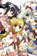 einhart_stratos fujima_takuya japanese_clothes kimono lyrical_nanoha mahou_shoujo_lyrical_nanoha mahou_shoujo_lyrical_nanoha_vivid sieglinde_jeremiah vivio // 1568x2358 // 802.4KB