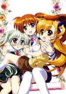 10s 3girls absurd_resolution absurdres blue_eyes blush bow brown_hair convenient_leg einhart_stratos female fujima_takuya grey_hair hand_holding happy heterochromia high_resolution lyrical_nanoha mahou_shoujo_lyrical_nanoha mahou_shoujo_lyrical_nanoha_vivid military military_uniform multiple_females panties ponytail purple_eyes red_bow_ornament red_hair safe scan school_uniform side_ponytail skirt smile st._hilde_academy_of_magic_uniform takamachi_nanoha thigh-highs tied_hair tsab_air_military_uniform twintails underwear uniform vivio white_panties // 4940x7007 // 8.6MB