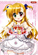 art asteion blonde_hair blush cake dress female food fujima_takuya green_eyes happy heterochromia high_resolution jewelry long_hair lyrical_nanoha mahou_shoujo_lyrical_nanoha mahou_shoujo_lyrical_nanoha_strikers mahou_shoujo_lyrical_nanoha_vivid official_art questionable red_eyes ribbon sacred_heart scan solo takamichi_vivio thigh-highs tied_hair twintails very_high_resolution vivio // 2472x3541 // 1.4MB