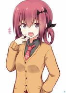 gabriel_dropout laugh reaction satanichia_mcdowell_kurumizawa smug // 714x1000 // 85.5KB