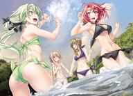 art ass bikini black_bikini black_swimsuit braid cleavage cow_girl cow_girl_(goblin_slayer!) d danbooru danbooru-safebooru ears gelbooru goblin_slayer goblin_slayer! guild_girl guild_girl_(goblin_slayer!) hand_holding high_elf_archer high_elf_archer_(goblin_slayer!) kannatsuki_noboru lossy-lossless mature novel_illustration official_art partially_submerged pointy_ears potential_duplicate priestess priestess_(goblin_slayer!) safebooru side-tie_bikini swimsuit underboob wet // 2859x2048 // 5.0MB