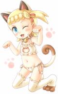 1_female animal_costume animal_ears armpits atfbooru.ninja bell bikini blonde_hair blush bonnie_(pokemon) cat_lingerie child contentious_content cosplay costume ears eureka_(pokemon) female groin high_resolution hips kneelings knees legs loli meowth meowth_(cosplay) midriff navel nintendo one_eye_closed open_mouth pokemon pokemon_(anime) pokemon_100_users_bookmark pokemon_50_users_bookmark pokemon_xy_(anime) pokémon pokémon_x_&_y porocha questionable safe sankaku_channel shiny shiny_hair shiny_skin simple_background smile solo standing sweat swimsuit tail white_background young ユリーカ // 811x1312 // 700.2KB