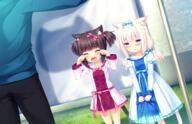 10s 1_male 2_females animal_ears animal_tail bed_sheet black_hair blue_eyes blush bow cat_ears cat_tail catgirl chocola chocola_(sayori) crying crying_with_eyes_open danbooru dress ears female game_cg hair_bow hair_ornament high_resolution loli long_hair low_twintails male minazuki_kashou multiple_females neko_works nekomimi nekopara non-web_source open_mouth outdoors s safe sankaku_channel sayori short_hair sleeping tail tears tied_hair twintails urination vanilla_(sayori) white_hair young // 2370x1530 // 4.6MB