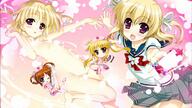 169_aspect_ratio 3_females art barefoot blonde_hair cellphone chibi clipboard fate_testarossa feet female fujima_takuya hair_ornament hair_ribbon hat high_resolution long_hair lyrical_nanoha mahou_shoujo_lyrical_nanoha mahou_shoujo_lyrical_nanoha_a's multiple_females navel nude nurse nurse_cap official_art one_eye_closed open_mouth orange_hair outstretched_arms phone pleated_skirt purple_eyes red_eyes ribbon sailor_uniform school_uniform screen_capture screencap shamal shiny shiny_hair short_hair short_twintails skirt smile syringe takamachi_nanoha tied_hair twintails uniform very_long_hair white_ribbon younger // 1920x1080 // 2.9MB