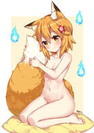 animal_ears belly senko sewayaki_kitsune_no_senko-san tail // 1240x1754 // 767.3KB