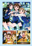 +_+ 10s 3girls absurd_resolution absurdres arm_up arms_up asymmetrical_hair black_hair black_legwear blue_eyes bow bowtie brown_eyes brown_hair ckae clock collarbone dress eyebrows eyebrows_visible_through_hair female fujima_takuya green_ribbon hair_bow hair_ornament hair_ribbon hakozaki_serika hands_together heart high_resolution holding_microphone holding_object idolmaster idolmaster_million_live! interlocked_fingers kasuga_mirai long_hair looking_at_viewer microphone mogami_shizuka multiple_females one_arm_up one_eye_closed open_mouth outstretched_arms ponytail ribbon safe scan short_hair side_ponytail smile tagme the_idolmaster thigh-highs tied_hair trio twintails very_high_resolution vividgarden white_bow // 2871x4099 // 1.9MB
