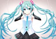 hatsune_miku vocaloid // 1500x1062 // 758.5KB