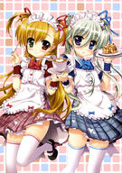 einhart_stratos fujima_takuya heterochromia lyrical_nanoha mahou_shoujo_lyrical_nanoha mahou_shoujo_lyrical_nanoha_vivid maid possible_duplicate thigh-highs vivio // 2882x4097 // 1.7MB