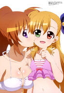 10s 1998826 2girls absurd_resolution absurdres age_difference art asymmetrical_hair bangs bare_shoulders bikini blonde_hair blue_eyes blush bo body_blush bow bow_bikini breast_press breasts brown_hair cheek_kiss child cleavage collarbone d daughter duo family female flat_chest frilled_bikini frills gakken gelbooru green_eyes hair_ornament hair_ribbon hand_on_another's_shoulder happy heterochromia high_resolution in_profile kiss large_breasts long_hair looking_at_viewer lyrical_nanoha mahou_shoujo_lyrical_nanoha mahou_shoujo_lyrical_nanoha_vivid megami megami_#181_2015-06 mother mother_and_daughter multiple_females navel official_art open_mouth pink_bikini ponytail profile purple_bikini purple_eyes red_eyes ribbon scan seven_arcs shimizu_yumi shiny shiny_hair shiny_skin side_ponytail simple_background smile striped_bikini striped_pattern striped_swimsuit swimsuit takamachi_nanoha takamachi_nanoha_(vivid) takamichi_vivio tankini tied_hair twintails two_side_up underboob upper_body very_high_resolution very_long_hair vivio white_background white_bikini white_swimsuit yande.re young // 4083x5938 // 1.7MB