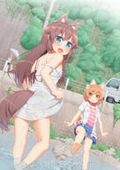 1_male 2016 2d_art 2girls 3girls animal_ears animal_humanoid animal_tail aqua_eyes ass asymmetrical_bangs bangs bare_legs bare_shoulders barefoot basue black_hair black_skirt blonde_hair blue_eyes blue_skirt blush brown_hair canid canid_humanoid canine canine_humanoid car clipstudiopaint clothes_lift clothing collar collar_(animal) commentary_request contentious_content day dog dog_ears dog_humanoid dog_tail doggirl dress dress_lift driving ears exposed_shoulders fangs feet female fox_humanoid grass high_resolution hood hoodie humanoid in_water legs lingerie loli lolibooru.moe long_hair looking_at_viewer looking_back male mammal mature motor_vehicle multiple_females off_shoulder open_mouth orange_hair original original_character outdoors outside panties pantyshot pantyshot_(standing) parasol partially_submerged pixiv_59521117 pleated pleated_skirt quartet river safe see-through shirt short_hair side_bangs skirt skirt_lift sleeveless_dress sleeveless_outfit smile soaking_feet standing strap_slip striped_pattern striped_print striped_shirt summer_dress sundress tachimi tachimi_(basue) tail transparent transparent_clothing umbrella underwear vehicle wading water wet wet_clothes white_dress white_panties white_shirt white_underwear yande.re young たちみ 犬耳 // 1131x1600 // 1.7MB