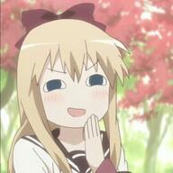 female laughing reaction reaction_image smug_laugh toshino_kyouko yuru_yuri // 340x340 // 137.1KB