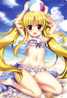 1_female art bikini danbooru feet female fujima_takuya gelbooru hair_bow highres loli lyrical_nanoha mature official_art questionable sankaku_channel swimsuit toes yande.re young // 2408x3495 // 1021.1KB