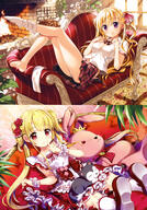 2girls 3 absurd_resolution absurdres apron art ass barefoot black_neckwear black_skirt blonde_hair blush bow bowtie breasts carpet cat cat_on_lap cleavage clothes_lift collarbone collared_shirt copyright couch crown day diagonal-striped_neckwear dress dress_bow eyes_visible_through_hair feet feline female finger_to_face fireplace firewood floral_print flower flower_ornament footwear frilled_bow frilled_dress frilled_legwear frills fujima_takuya grey_cat hair_between_eyes hair_bow hair_flower hair_ornament hair_ribbon hair_tie hands_on_own_chest head_tilt heart high_resolution highres index_finger_raised indoors knee_highs knee_up layered_dress long_hair looking_at_viewer lying mammal mary_janes medium_breasts miniskirt multiple_females neck_ribbon no_shoes official_art on_back open_clothes open_shirt open_skirt panties pink_flower pink_ribbon pinky_out plaid plaid_skirt plant pleated_skirt polka_dot polka_dot_bow polka_dot_neckwear print_carpet print_shirt purple_eyes raised_leg red_bow_ornament red_dress red_eyes red_footwear red_frills red_neckwear red_rose ribbon rose safe scan school_uniform shirt shoes side-tie_panties single_sock sitting skirt skirt_hold skirt_lift sleeping sleeveless_dress sleeveless_outfit smile socks star star_hair_ornament striped_pattern stuffed_animal stuffed_bunny stuffed_toy sunlight tagme tied_hair toes twintails two_side_up unbuttoned underwear uniform very_high_resolution white_apron white_dress white_frills white_legwear white_panties white_ribbon white_shirt white_stripes white_underwear window // 2866x4092 // 2.0MB