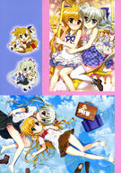10s 2girls 4_females absurd_resolution absurdres ahoge art asteion asymmetrical_hair bag barefoot black_skirt blonde_hair blue_eyes bow bowtie brown_hair brown_skirt chibi child collarbone dress duo einhart_stratos eyebrows eyebrows_visible_through_hair fate_testarossa feet female footwear fujima_takuya green_eyes hair_between_eyes heels heterochromia high_heels high_ponytail high_resolution highres little_girl long_hair looking_at_viewer lying lyrical_nanoha mahou_shoujo_lyrical_nanoha mahou_shoujo_lyrical_nanoha_vivid multiple_females official_art on_back on_side pleated_skirt ponytail purple_eyes questionable red_bow_ornament red_eyes reflecting_pool ribbon sacred_heart safe scan school_bag school_uniform see-through shirt shoes shoes_removed side_ponytail skirt smile st._hilde_academy_of_magic_uniform sweater takamachi_nanoha takamichi_vivio thigh-highs thighs tied_hair toes transparent twintails uniform very_high_resolution vividgarden vivio wet wet_clothes wet_shirt white_legwear white_ribbon white_shirt yande.re young yuri zettai_ryouiki // 2875x4096 // 2.0MB
