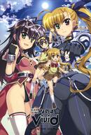 10s 2girls absurd_resolution arm_up armor art asymmetrical_hair black_gloves black_leotard blonde_hair blue_ribbon bodysuit bow brown_skirt cape cloud cloudy_sky d day eyebrows_visible_through_hair fangs female fingerless_gloves fujima_takuya gloves green_eyes grin hair_between_eyes hair_bow hair_ornament hair_ribbon heterochromia high_resolution highleg highleg_leotard large_filesize lens_flare leotard long_hair looking_at_viewer lyrical_nanoha mahou_shoujo_lyrical_nanoha mahou_shoujo_lyrical_nanoha_vivid mature miniskirt multiple_females multiple_views official_art one_arm_up open_mouth pleated_skirt ponytail red_eyes ribbon rio_wezley sacred_heart school_uniform shirt short_sleeves side_ponytail skirt sky smile solfege sunlight tagme takamichi_vivio thigh-highs tied_hair uniform very_high_resolution very_long_hair vivio white_legwear white_ribbon white_shirt yellow_bow // 2077x3064 // 6.1MB