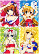 10s 4_females absurd_resolution absurdres ahoge asteion blonde_hair blue_eyes blush bracelet breasts brown_hair cleavage einhart_stratos fate_testarossa female fujima_takuya gloves hand_on_own_chest heterochromia high_resolution huge_filesize jewelry long_hair lyrical_nanoha mahou_shoujo_lyrical_nanoha mahou_shoujo_lyrical_nanoha_vivid mature medium_breasts multiple_females ponytail red_eyes sacred_heart safe scan side_ponytail small_breasts takamachi_nanoha tied_hair twintails vivio // 4363x6104 // 11.2MB