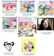 g 1_male 2_females 4chan.org barbie comic female free_software humor male memes multiple_females richard_matthew_stallman richard_stallman tech text // 1743x1792 // 2.3MB