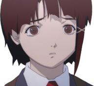 face iwakura_lain lain reaction_face reaction_image serial_experiments_lain transparent_background // 1176x1080 // 532.5KB