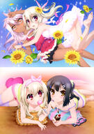 10s 2girls absurd_resolution absurdres ahri_flower ahri_ornament art ass barefoot black_hair black_skirt blush breasts brown_skin chloe_von_einzbern cleavage collarbone danbooru dark_skin dress eating fate fatekaleid fatekaleid_liner_prisma_illya fatestay_night feathers feet female floating_hair flower food food_on_face frilled_pillow frills hair_feathers hair_flower hair_ornament hairband hand_holding heart heart_pillow high_resolution highres holding_hands ice_cream ice_cream_cone illyasviel_von_einzbern interlocked_fingers kuro_von_einzbern lingerie loli lolibooru lolibooru.moe long_hair looking_at_viewer male mature miniskirt miyu_edelfelt multiple_females off_shoulder official_art one_side_up panties parted_lips pillow pink_apnteis pink_feather pink_hair pink_hairband pink_panties purple_legwear questionable red_eyes red_shirt shirt short_dress silver_hair skirt sleeveless_dress sleeveless_outfit sleeveless_shirt small_breasts sunflower thigh-highs underwear underwear_only white_dress yellow_eyes yellow_flower young // 2881x4098 // 1.4MB