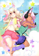 10s 3 absurd_resolution absurdres animal_ear_fluff animal_ears art chloe_von_einzbern creator earmuffs eyebrows_visible_through_hair fake_animal_ears fate fatekaleid fatekaleid_liner_prisma_illya fatestay_night female highleg highleg_panties highleg_pantsu illyasviel_von_einzbern kuro_von_einzbern leg_warmers lolibooru.moe official_art panties scan strap_slip string_panties swept_bangs toeless_legwear too_many underwear // 2873x4097 // 1.3MB