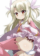 fate fatekaleid fatekaleid_liner_prisma_illya illyasviel_von_einzbern panties white_hair // 2120x3000 // 540.3KB