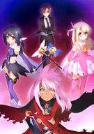 10s 4_females absurdres archer_(cosplay) bazett_fraga_mcremitz bodysuit brown_eyes child chloe_von_einzbern cosplay dark_skin dress fate fatekaleid fatekaleid_liner_prisma_illya fatestay_night female footwear gloves group hair_feathers hair_ornament highres holding_object illyasviel_von_einzbern kuro_von_einzbern lolibooru.moe magical_girl magical_ruby magical_sapphire miyu_edelfelt multiple_females orange_eyes pink_feather pink_feathers pink_footwear prisma_illya purple_leotard purple_neckwear safe suit sword thigh_holster ushijima_nozomi very_high_resolution violet_eyes wand white_ribbon yellow_neckerchief yellow_neckwear young // 2878x4098 // 1.1MB