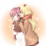 akari_akaza toshino_kyouko yuru_yuri // 736x736 // 55.7KB