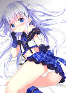 blue_hair chino_kafuu gochuumon_wa_usagi_desu_ka? loli panties // 1108x1565 // 1.3MB