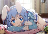 blue_hair chino_kafuu gochuumon_wa_usagi_desu_ka? loli // 739x526 // 513.1KB