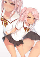 fate fatekaleid fatekaleid_liner_prisma_illya kuro_von_einzbern panties schoolgirl_uniform // 1254x1771 // 178.5KB