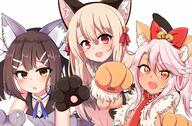 fate fatekaleid illyasviel_von_einzbern kuro_von_einzbern miyu_edelfelt // 2048x1344 // 486.9KB