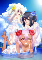 10s absurd_resolution absurdres art asymmetrical_hair chloe_von_einzbern cleavage contentious_content creator downblouse dress eyebrows_visible_through_hair eyes_visible_through_hair fate fatekaleid fatekaleid_liner_prisma_illya fatestay_night female grin hair_flower high_resolution highres illyasviel_von_einzbern loli lolibooru lolibooru.moe mature miyu_edelfelt no_bra official_art panties ponytail round_teeth see-through summer_dress tied_hair twintails underwear very_high_resolution wet_clothes white_panties white_underwear yande.re // 2864x4099 // 1.3MB