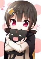 10s 1_female animal bangs banned_artist biting black_cape black_cat black_hair blunt_bangs blush brown_hair butsurigaku cape cat child chomusuke chomusuke_(konosuba) contentious_content cross danbooru eating feline female hair_ornament hairclip holding holding_animal holding_cat komekko komekko_(konosuba) kono_subarashii_sekai_ni_bakuen_wo! kono_subarashii_sekai_ni_shukufuku_wo! konosuba loli lolibooru long_sleeves looking_at_viewer low_twintails mammal musical_note nigiriushi o_o patch polka_dot polka_dot_background quaver red_eyes shirt short_hair short_twintails simple_background spoken_musical_note standing star star_hair_ornament stitches tareme_eyes teardrop tied_hair twintails upper_body white_shirt young // 800x1132 // 608.9KB