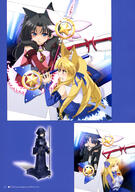 animal_ears eyewear fate fatekaleid fatekaleid_liner_prisma_illya fatestay_night fate_(series) illyasviel_von_einzbern luviagelita_edelfelt tohsaka_rin toosaka_rin // 2879x4099 // 1.2MB