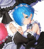 rem rem_(zero) zero_kara_hajimeru_isekai_seikatsu // 713x801 // 116.6KB