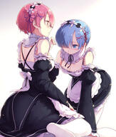 ram rem rem_(zero) zero_kara_hajimeru_isekai_seikatsu // 400x471 // 69.3KB