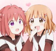 akari_akaza oomuro_sakurako yuru_yuri // 1095x1000 // 141.5KB