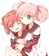 akari_akaza yoshikawa_chinatsu yuru_yuri // 1570x1807 // 255.1KB
