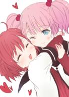 akari_akaza yoshikawa_chinatsu yuru_yuri // 500x700 // 393.6KB