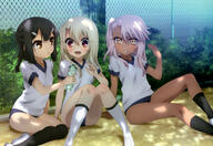 fate fatekaleid fatekaleid_liner_prisma_illya illyasviel_von_einzbern kuro_von_einzbern miyu_edelfelt // 5941x4082 // 2.7MB