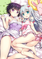 10s 2010s bow_panties eromanga_sensei eyebrows_visible_through_hair female fujima_takuya hair_bow hair_ornament heart_hands heart_hands_duo izumi_sagiri legs lingerie lolibooru lolibooru.moe male mature medium_breasts mocochin multiple_females panties pink_bow pink_panties pixiv_22526 pixiv_64267233 senju_muramasa striped_panties striped_pattern stuffed_bunny tied_hair underwear white_panties white_underwear エロマンガ先生5000users入り 千寿ムラマサ 夏コミ新刊表紙☆ 山田花 手でハート 神野めぐみ 藤真拓哉@4号館ア−03ab 藤真拓哉@お仕事募集中 // 800x1133 // 390.3KB