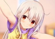 07201115 1_female armpit_peek blonde_hair blurry_background close closed_mouth commentary_request danbooru danbooru-safebooru fate fatekaleid fatekaleid_liner_prisma_illya female gelbooru illyasviel_von_einzbern konachan.com layered_clothes layered_clothing loli mature morokoshi_(tekku) pixiv_4752647 pixiv_71057735 purple_shirt s safe safebooru yellow_shirt young モロコシ@お仕事募集中 自撮り的なことをするイリヤ // 1754x1240 // 1.4MB