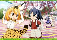 fennec kaban kemono_friends serval // 1500x1062 // 410.5KB