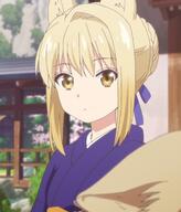 animal_ears fox_ears kiri konohana_kitan // 615x719 // 86.3KB