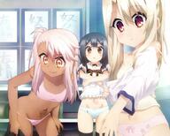 fate fatekaleid illyasviel_von_einzbern kuro_von_einzbern miyu_edelfelt // 2048x1638 // 380.1KB