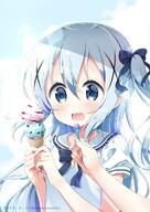 blue_hair chino_kafuu gochuumon_wa_usagi_desu_ka? loli // 800x1132 // 155.3KB