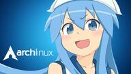 archlinux ika_musume wallpaper // 1920x1080 // 1.9MB