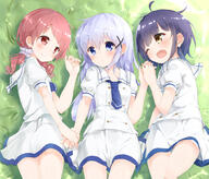 blue_hair chino_kafuu gochuumon_wa_usagi_desu_ka? loli maya_jouga megumi_natsu // 1050x895 // 830.5KB